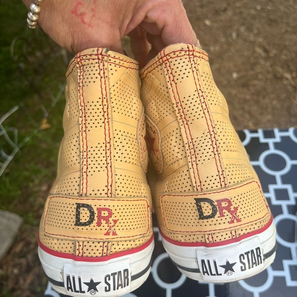 Converse Shoes | Rare Converse Red Dr Romanelli Ct Band Aid Sz 10.5 - Picture 5 of 9